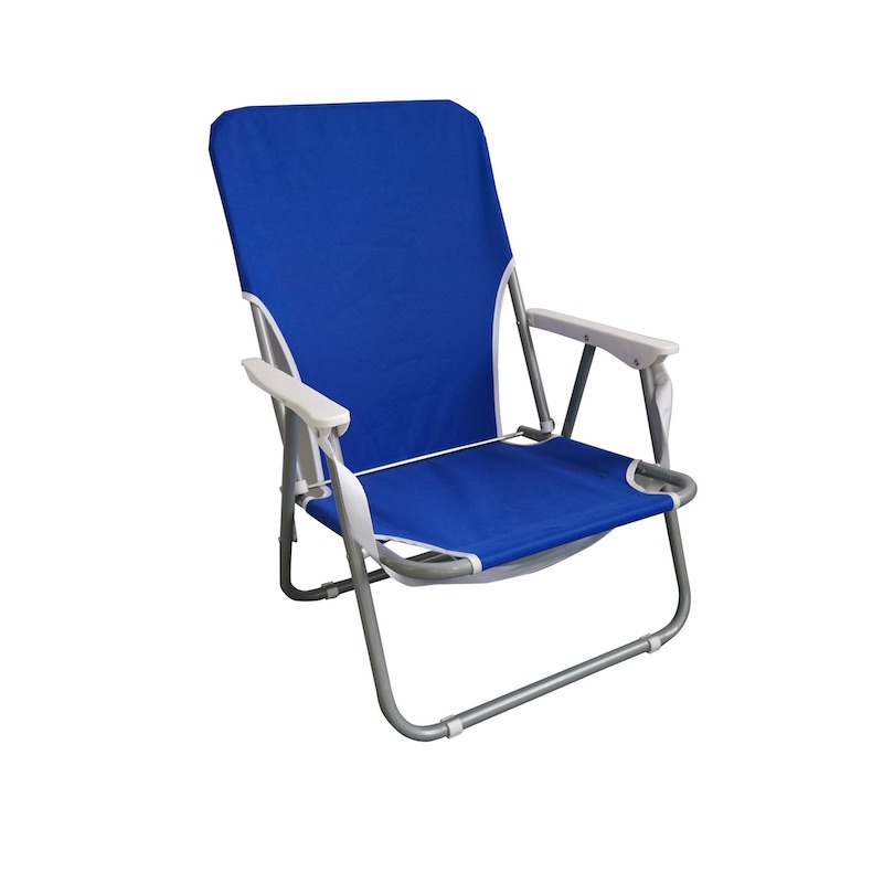 18 Size Metal Tube Beach Armrest Folding Chair