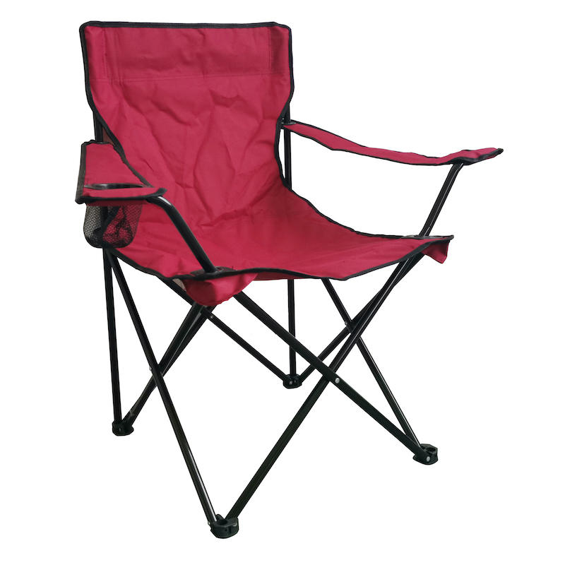 Multi-Fabric Armrest Folding Lounge Chair with Pockets