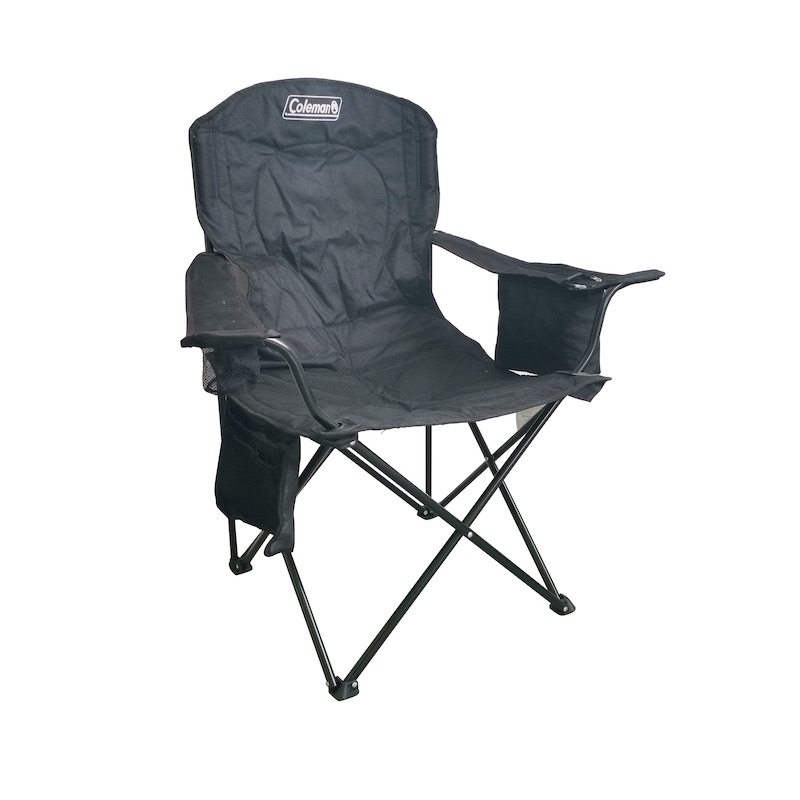 Multi-Fabric Armrest Folding Lounge Chair with Pockets