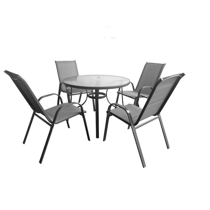 Outdoor patio table and chair set