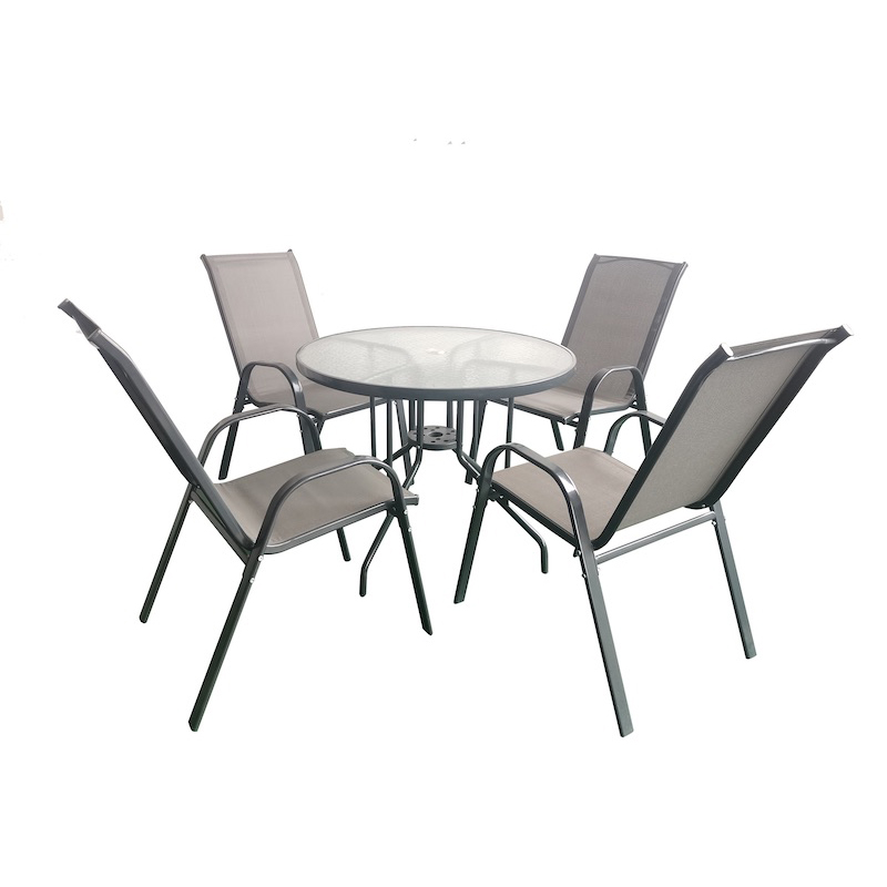 Outdoor patio table and chair set