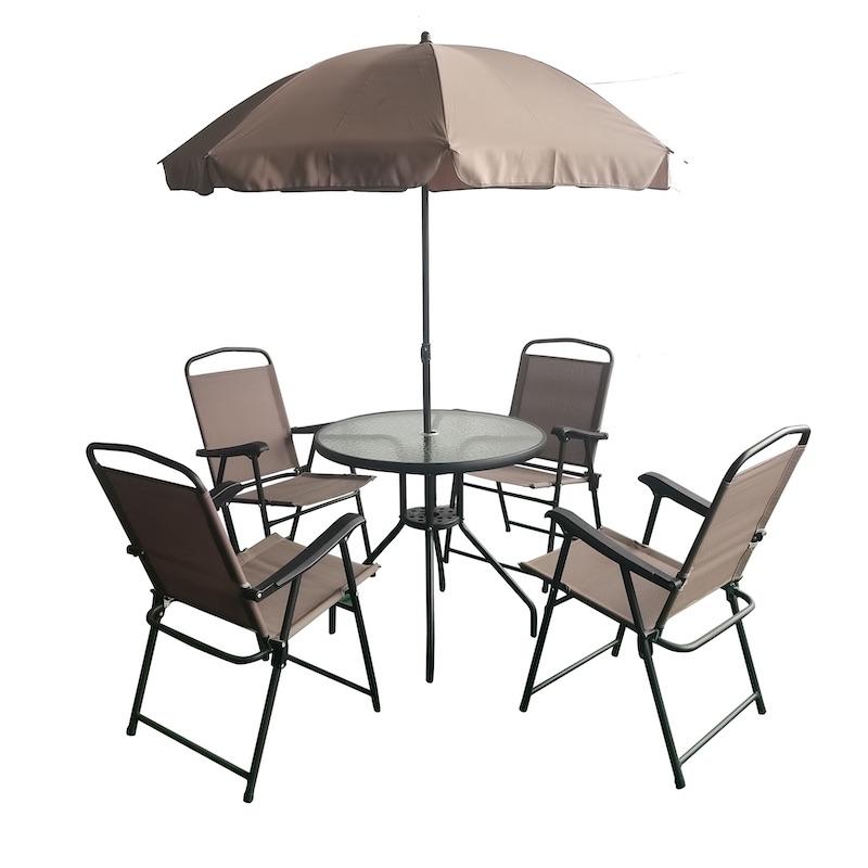 Shade Outdoor Patio Table Chair Furniture Set
