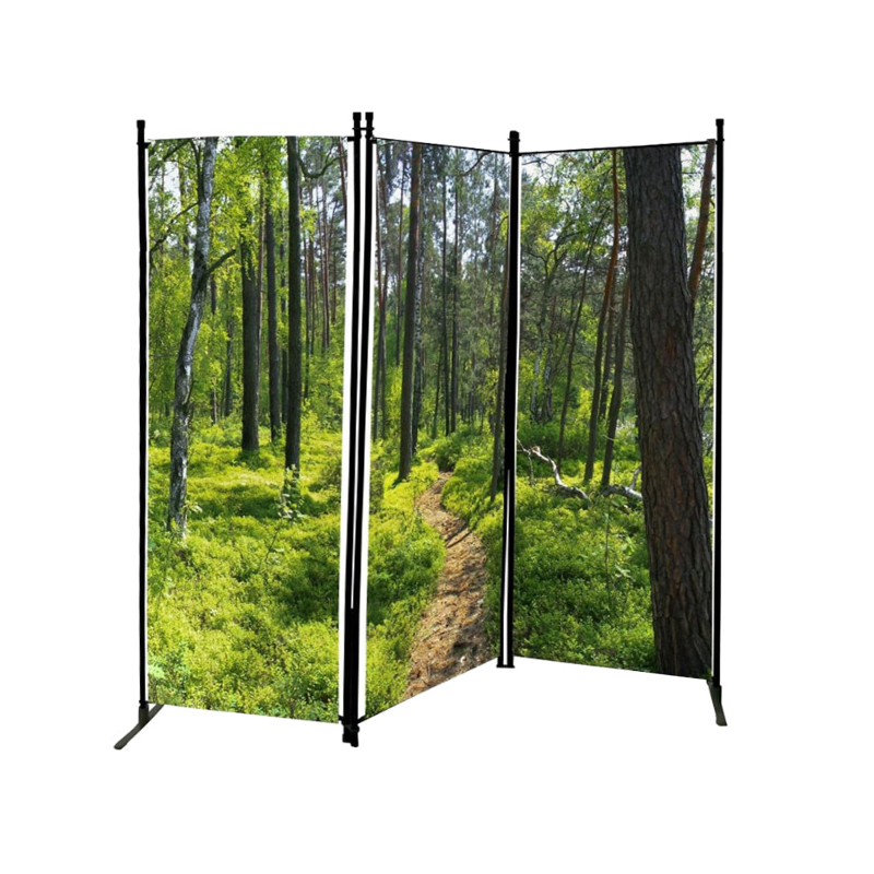 Scenic foldable screen